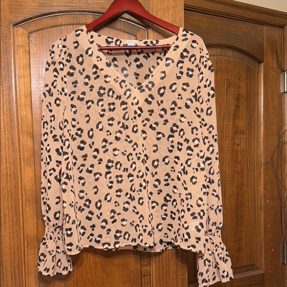 Leopard Print Women's Top